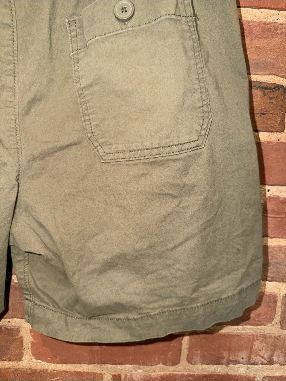 Men's Sonoma Shorts Medium Olive Drawstring Casual Athletic Workout 6’ Seam - Picture 9 of 12